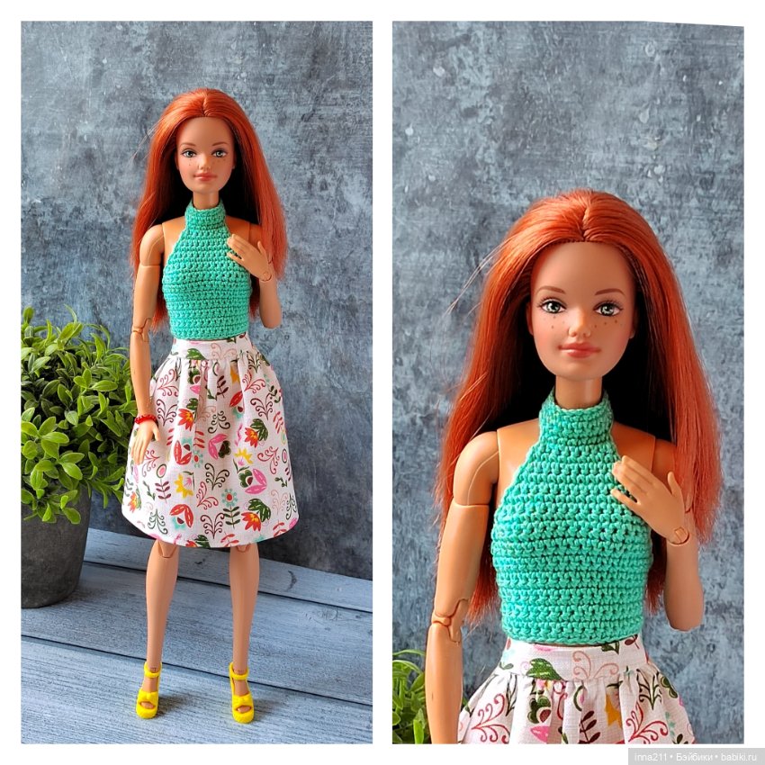 МК по пошиву юбки-татьянки для Барби Barbie