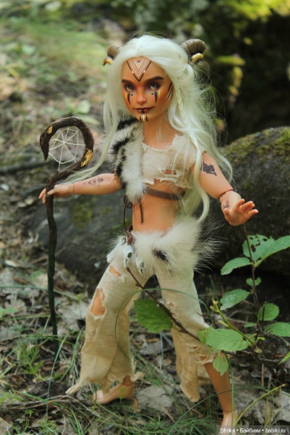 Хранитель леса — ООАК Monster High и Ever After High: репейнт (фото 8)