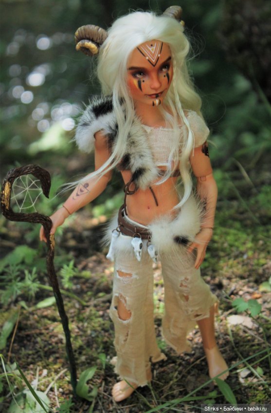 Хранитель леса — ООАК Monster High и Ever After High: репейнт (фото 7)