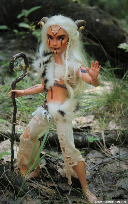 Хранитель леса — ООАК Monster High и Ever After High: репейнт (фото 9)
