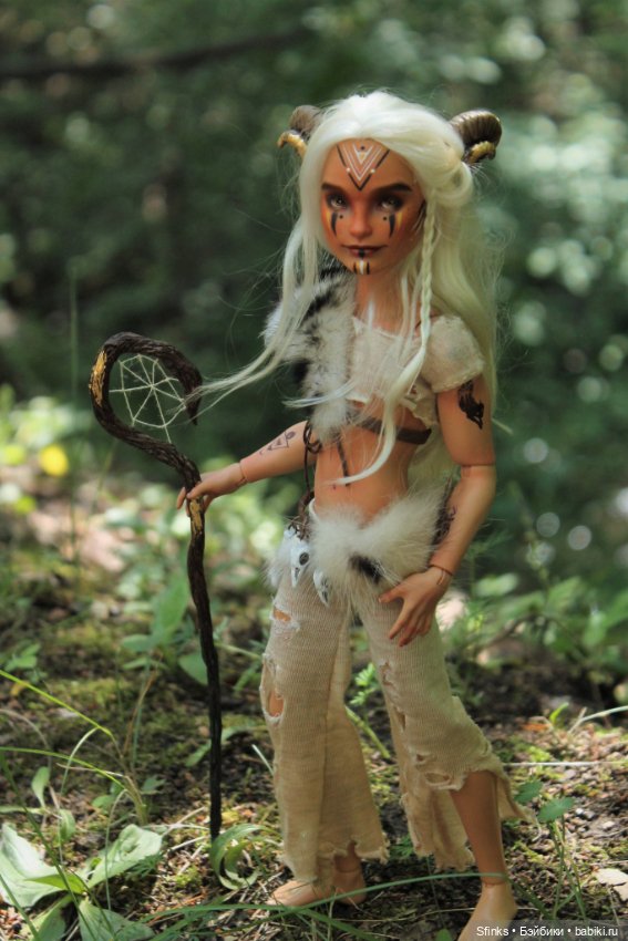 Хранитель леса — ООАК Monster High и Ever After High: репейнт (фото 4)