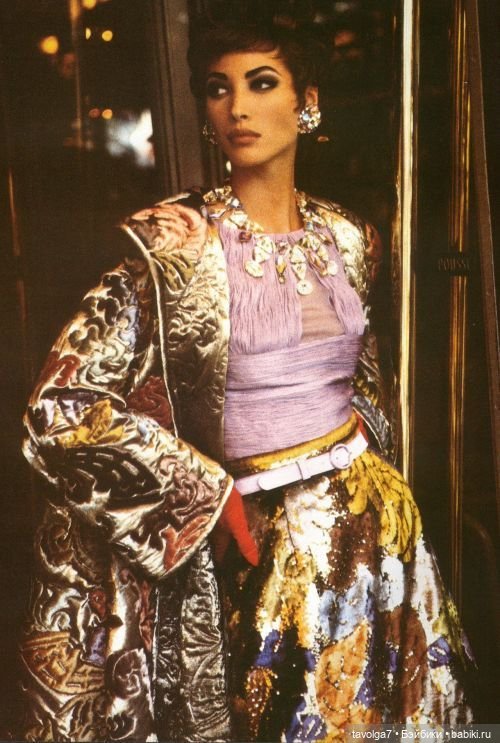 Роскошные осенние цвета в Высокой Моде конца 1980х-начале 1990х годов