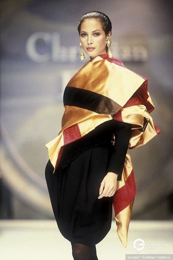 Роскошные осенние цвета в Высокой Моде конца 1980х-начале 1990х годов