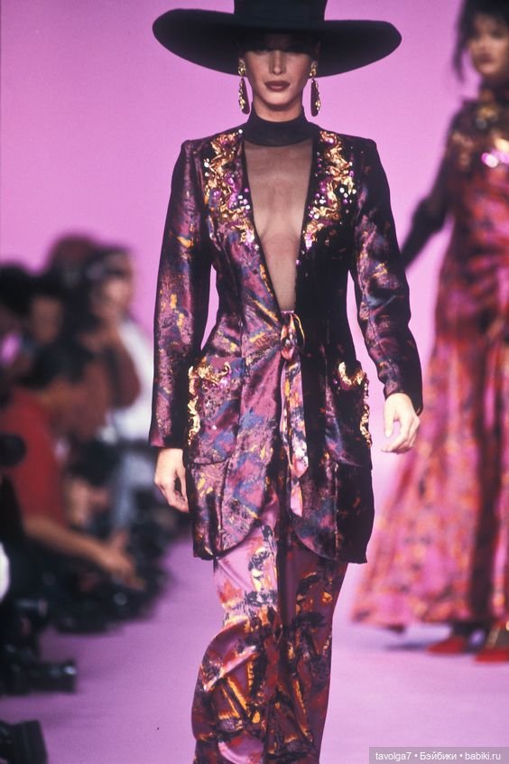 Роскошные осенние цвета в Высокой Моде конца 1980х-начале 1990х годов (фото 9)