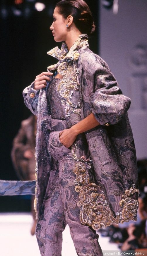 Роскошные осенние цвета в Высокой Моде конца 1980х-начале 1990х годов (фото 8)