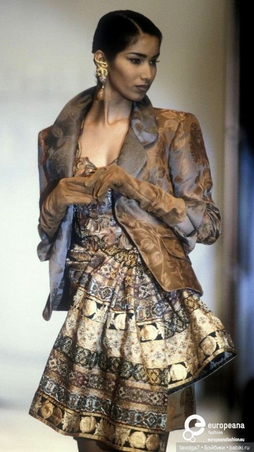 Роскошные осенние цвета в Высокой Моде конца 1980х-начале 1990х годов (фото 5)