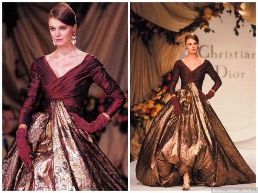 Роскошные осенние цвета в Высокой Моде конца 1980х-начале 1990х годов