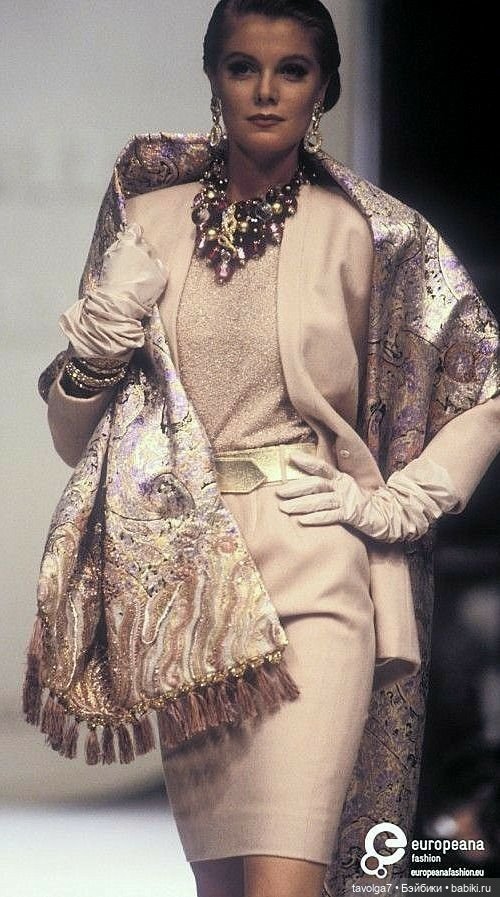 Роскошные осенние цвета в Высокой Моде конца 1980х-начале 1990х годов (фото 7)