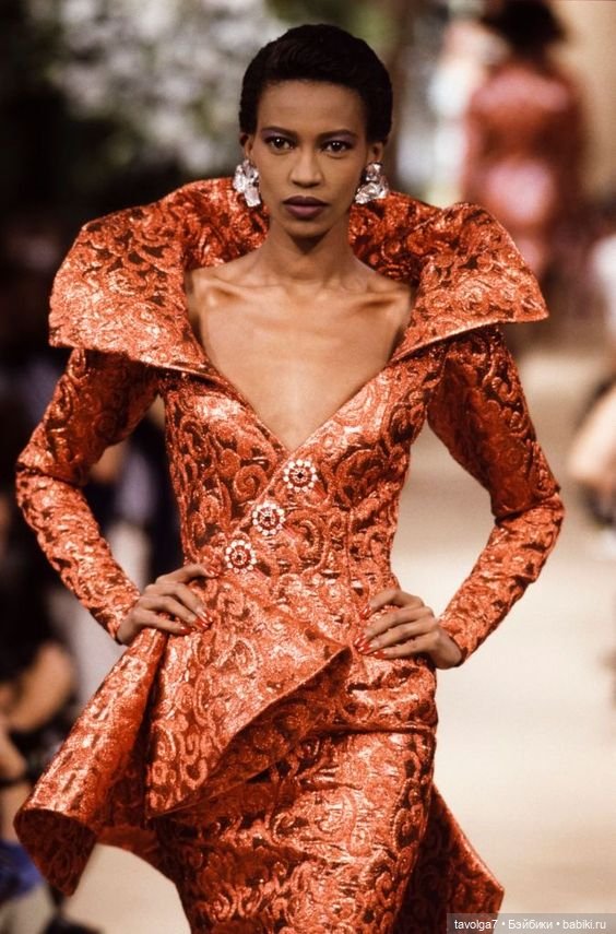 Роскошные осенние цвета в Высокой Моде конца 1980х-начале 1990х годов