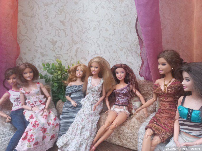 "Лето в моем сердце". Мои любимые барби на молде Саммер