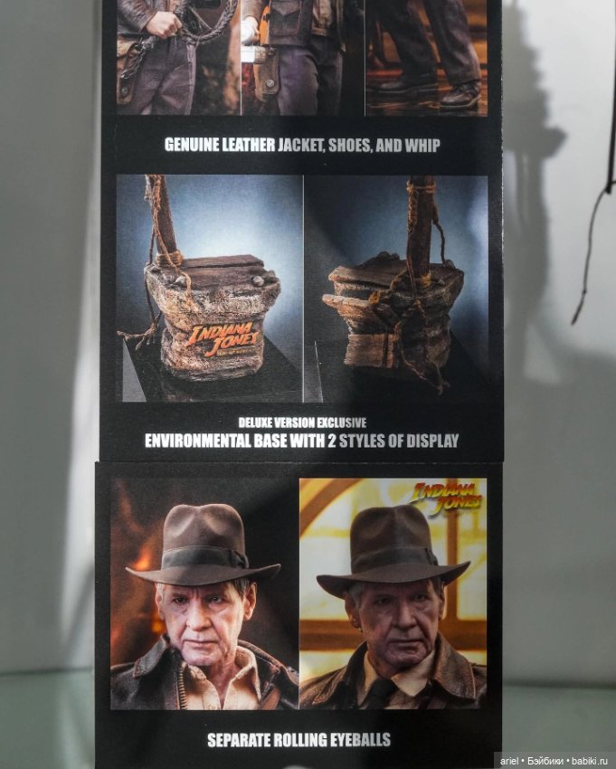 Прототип фигурки Индианы Джонса от Hot Toys по мотивам фильма «Индиана Джонс и Колесо судьбы» в магазине Secret Base (фото 9)
