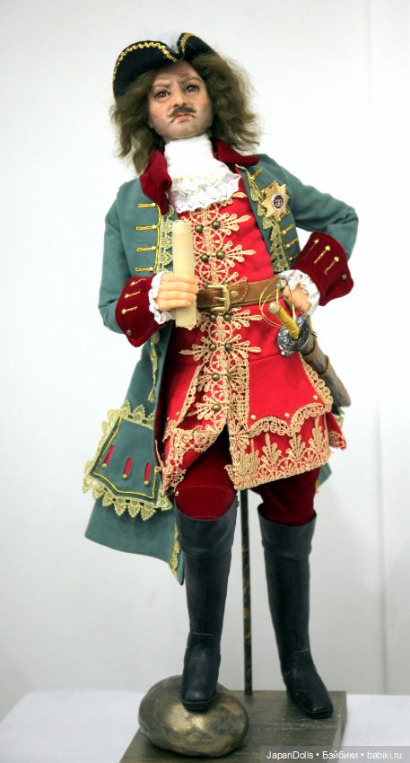 Петр Первый на выставке "Куклы с характером. Четвертая высота"