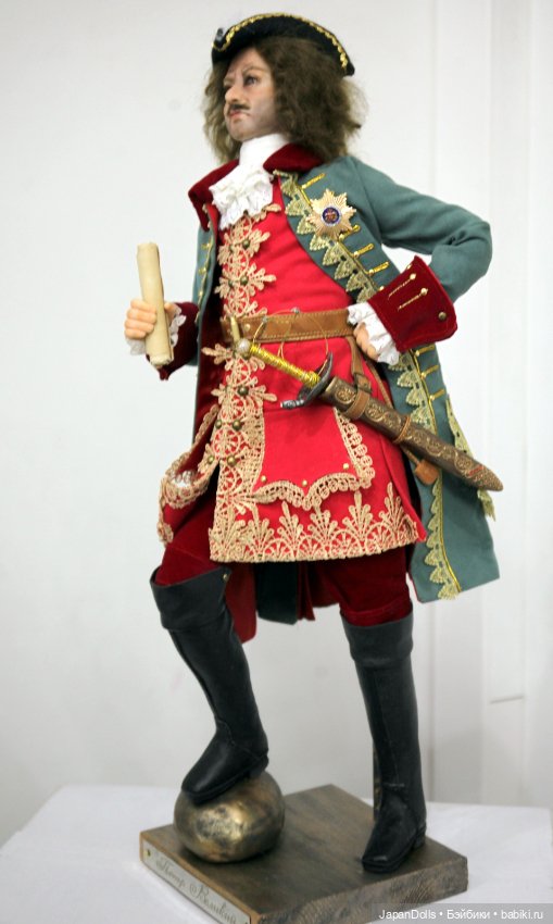 Петр Первый на выставке "Куклы с характером. Четвертая высота" (фото 8)
