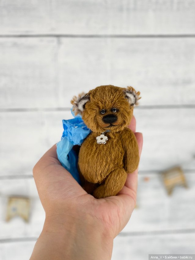 Тедди мишка Боня — Авторские мишки Тедди и друзья: фото (фото 2)