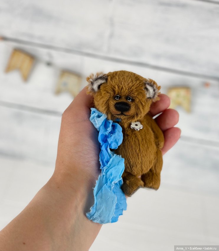 Тедди мишка Боня — Авторские мишки Тедди и друзья: фото