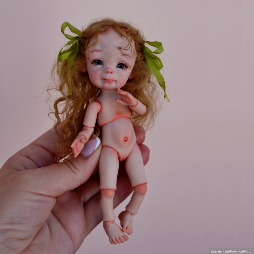 Я это сделала, записала МК по шарнирной куколке