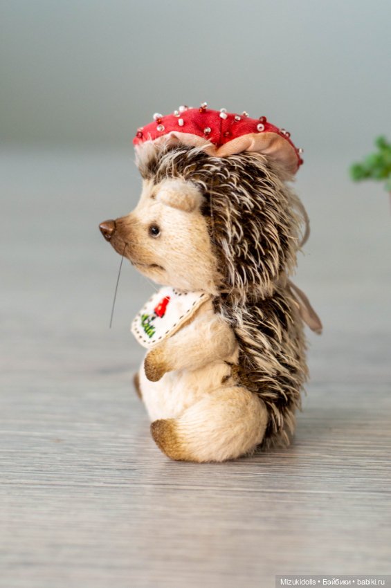 Грибные ёжики — Авторские мишки Тедди и друзья: фото