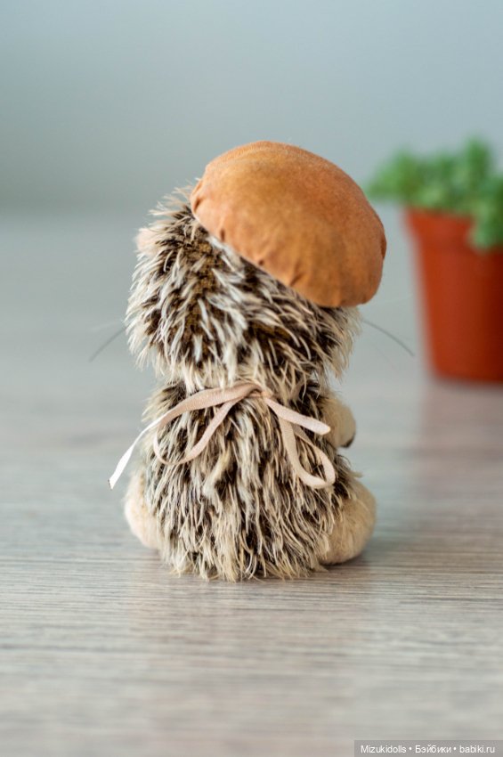 Грибные ёжики — Авторские мишки Тедди и друзья: фото (фото 3)