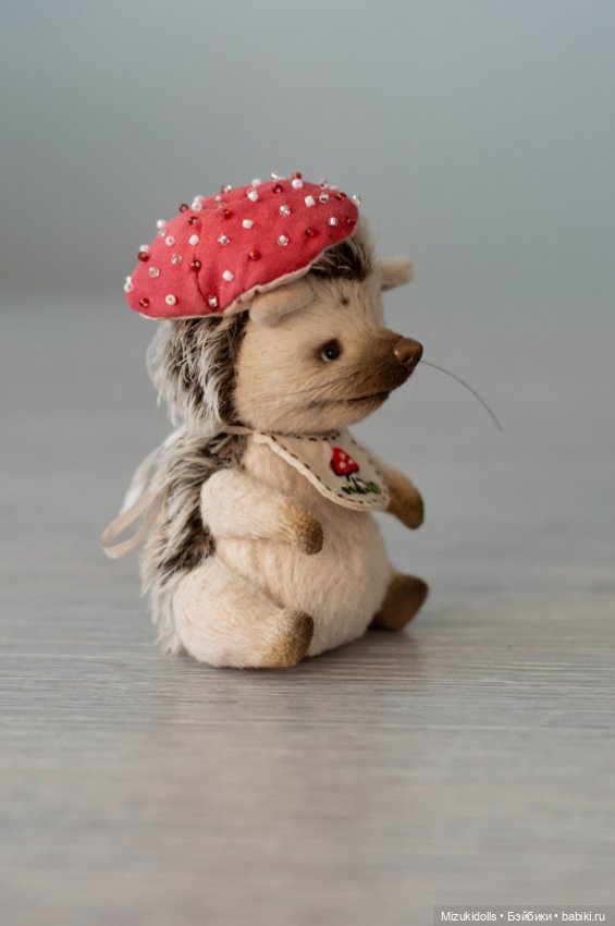 Грибные ёжики — Авторские мишки Тедди и друзья: фото