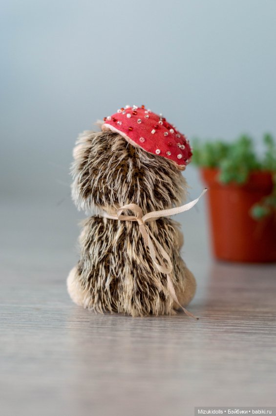 Грибные ёжики — Авторские мишки Тедди и друзья: фото