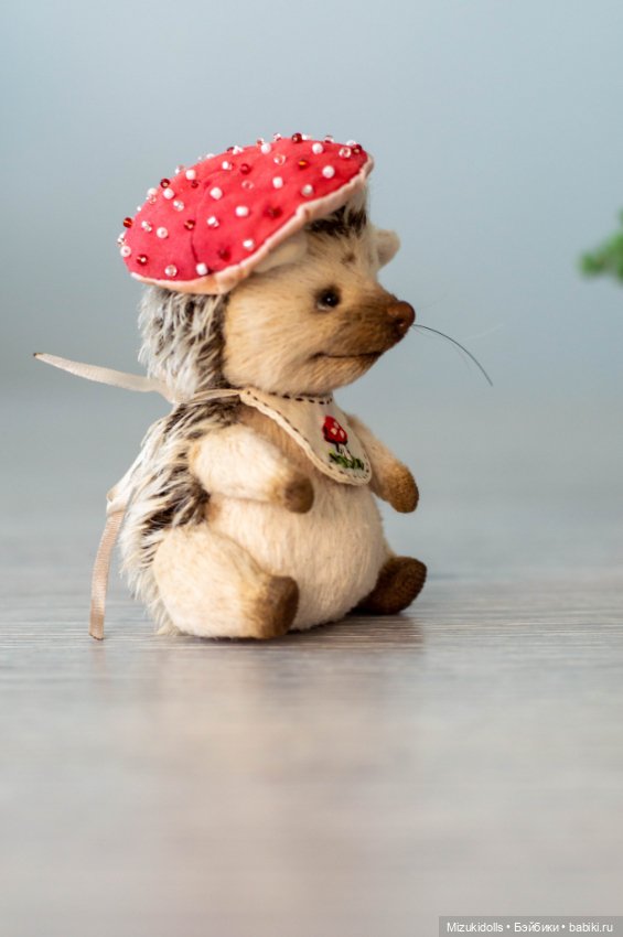 Грибные ёжики — Авторские мишки Тедди и друзья: фото