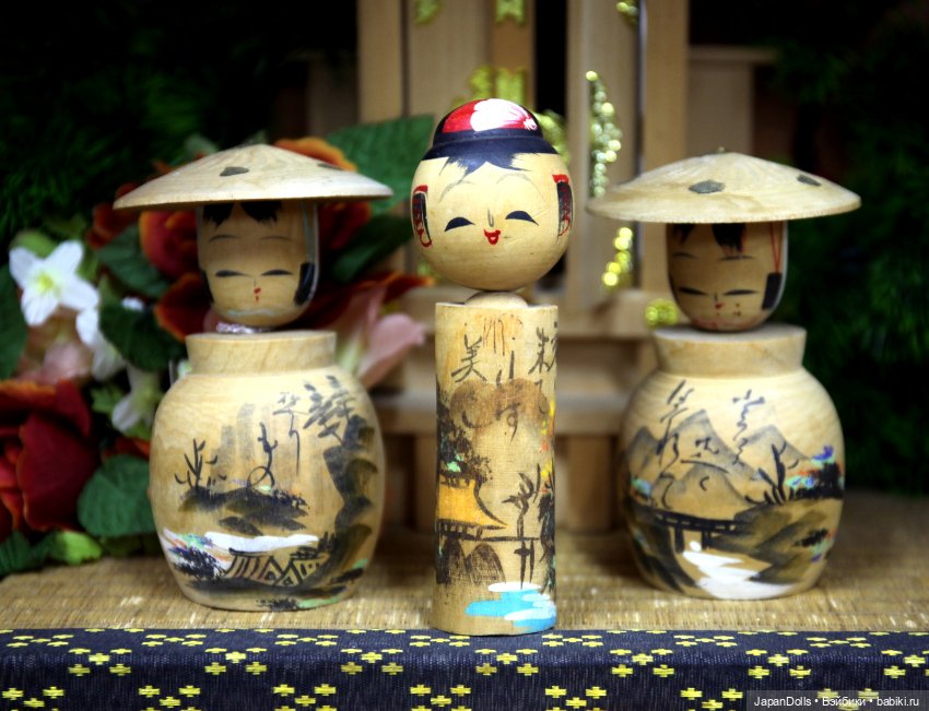 Новые Кокэси в коллекции выставки "Япония. Куклы, сказки и легенды"