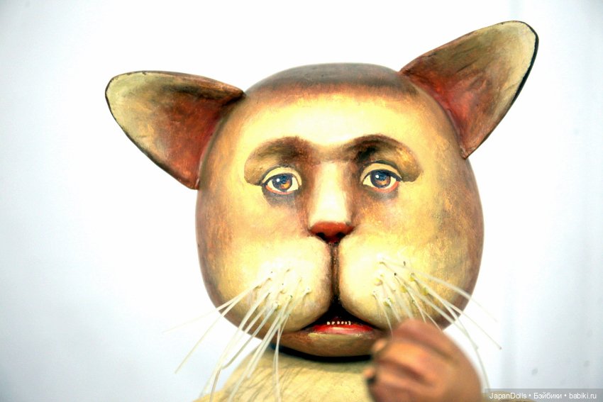 "Кот с мышкой" на выставке "Куклы с характером. Четвертая высота" (фото 2)