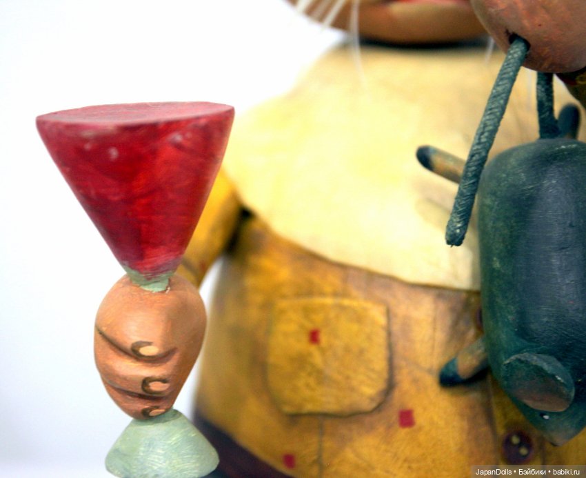 "Кот с мышкой" на выставке "Куклы с характером. Четвертая высота" (фото 3)