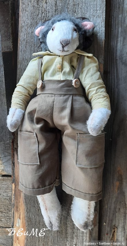 Барашенька Крутороженька — Авторские мишки Тедди и друзья: фото (фото 7)