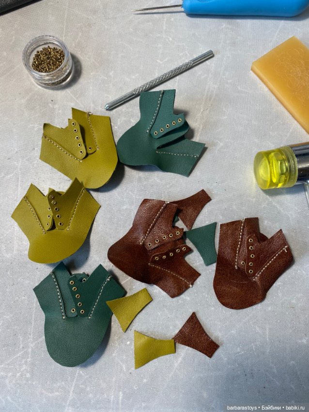 Обувные кукольные будни - немного процессов (фото 3)