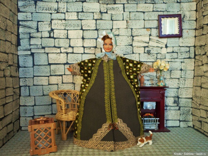 Просто костюмы. Салоп — Одежда и обувь для кукол своими руками: фото (фото 3)