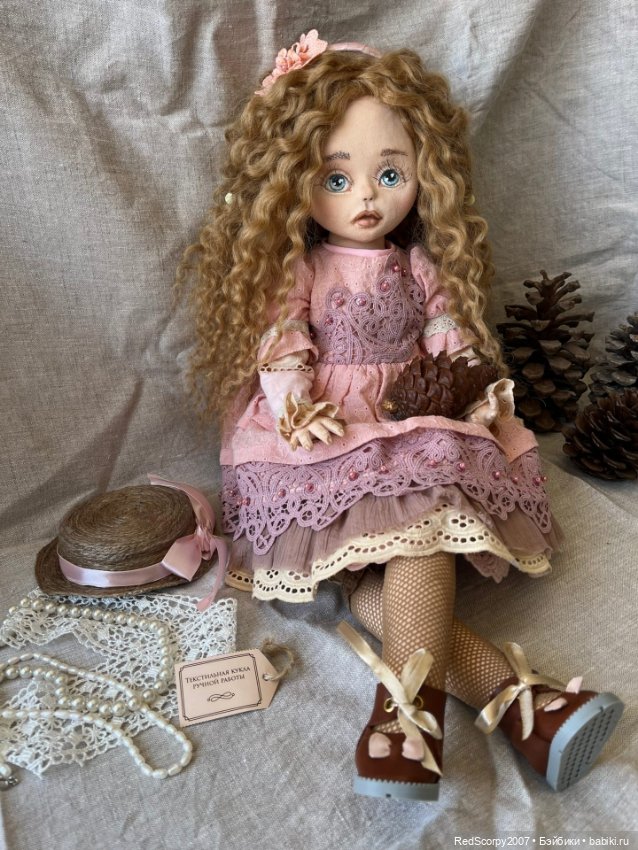 Кукольная мастерская Алевтины Вашуриной и ее прекрасные куклы на выставке "Бал Кукол" в СПб