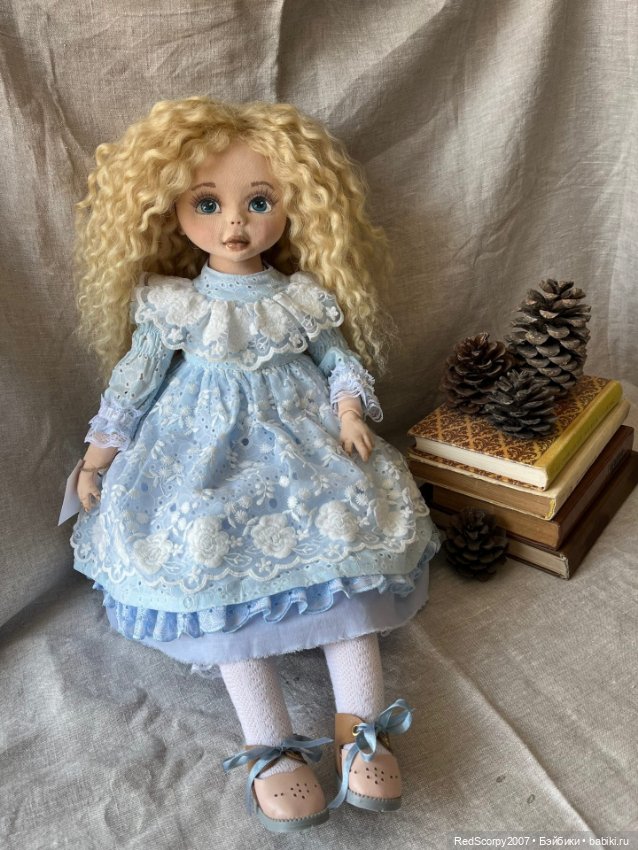 Кукольная мастерская Алевтины Вашуриной и ее прекрасные куклы на выставке "Бал Кукол" в СПб (фото 6)