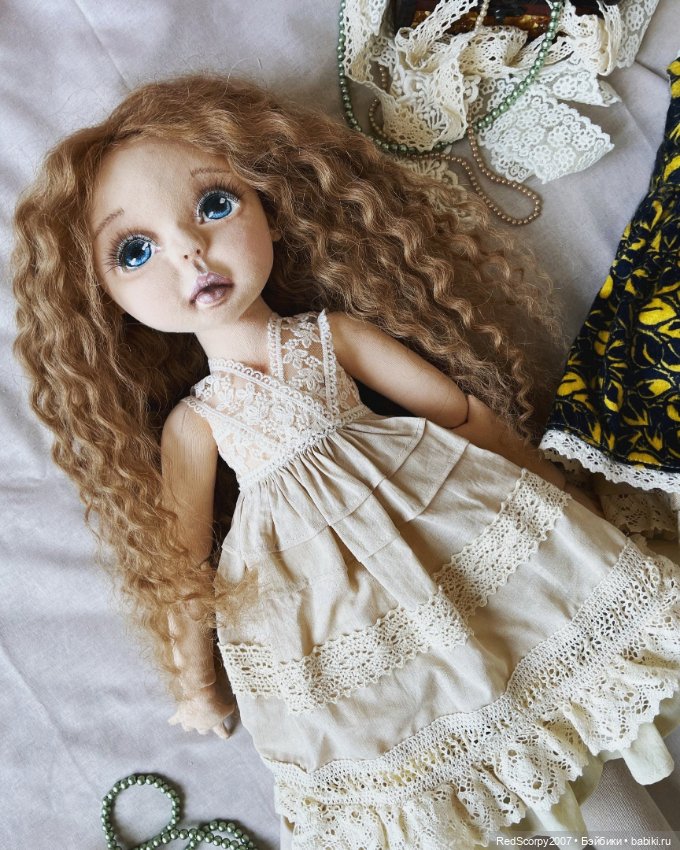 Кукольная мастерская Алевтины Вашуриной и ее прекрасные куклы на выставке "Бал Кукол" в СПб (фото 7)