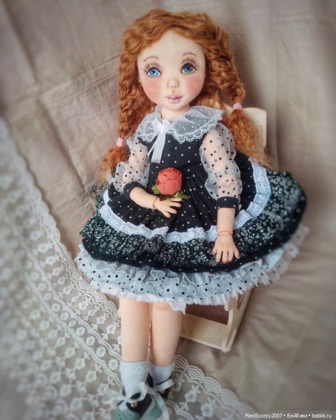 Кукольная мастерская Алевтины Вашуриной и ее прекрасные куклы на выставке "Бал Кукол" в СПб