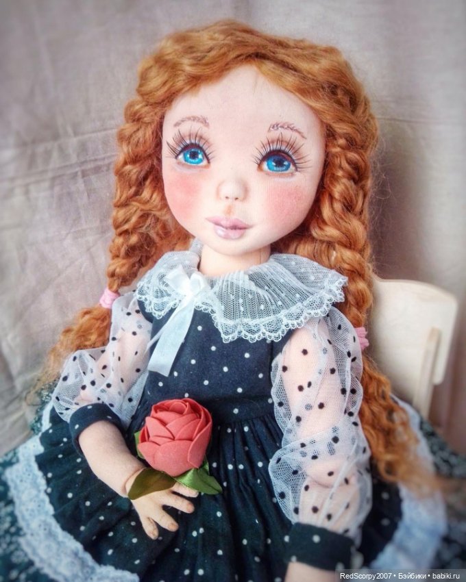 Кукольная мастерская Алевтины Вашуриной и ее прекрасные куклы на выставке "Бал Кукол" в СПб (фото 10)