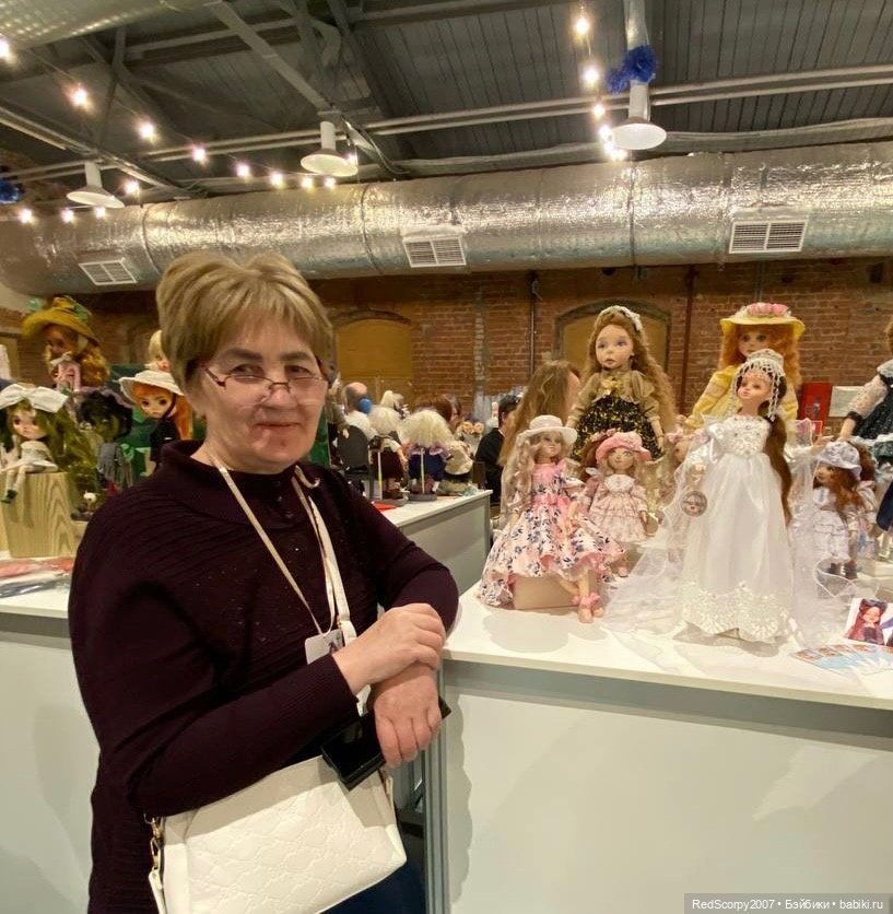 Кукольная мастерская Алевтины Вашуриной и ее прекрасные куклы на выставке "Бал Кукол" в СПб