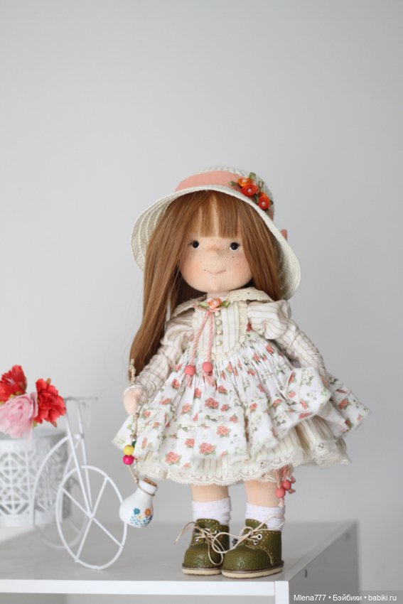Варя , летняя барышня — Авторские текстильные куклы: Вальдорфские (фото 5)