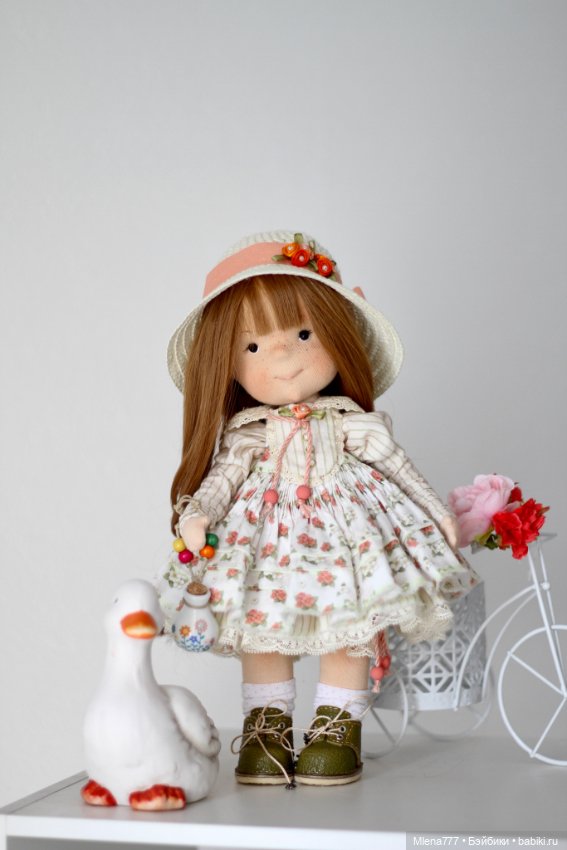 Варя , летняя барышня — Авторские текстильные куклы: Вальдорфские