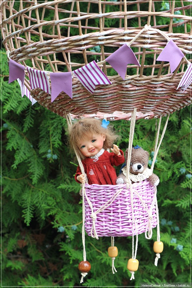 Коляска для кукол и мишек