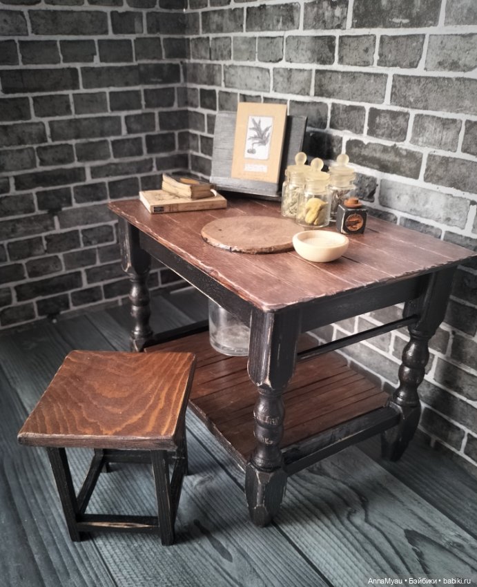 Стол для зельевара — Мебель для кукол и домиков: фото