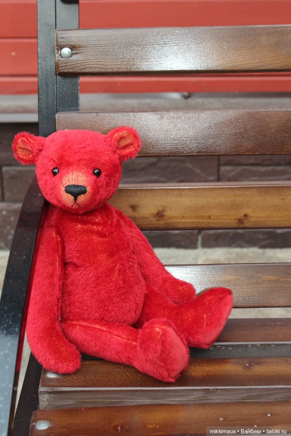 Кукла с мишкой. Мони Ingrid Grabher (фото 10)