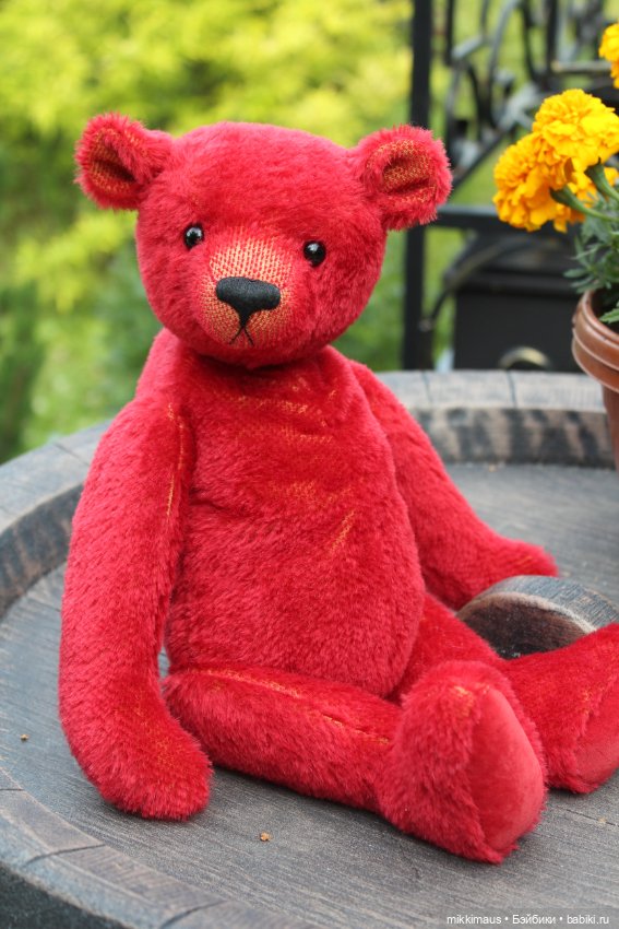 Кукла с мишкой. Мони Ingrid Grabher