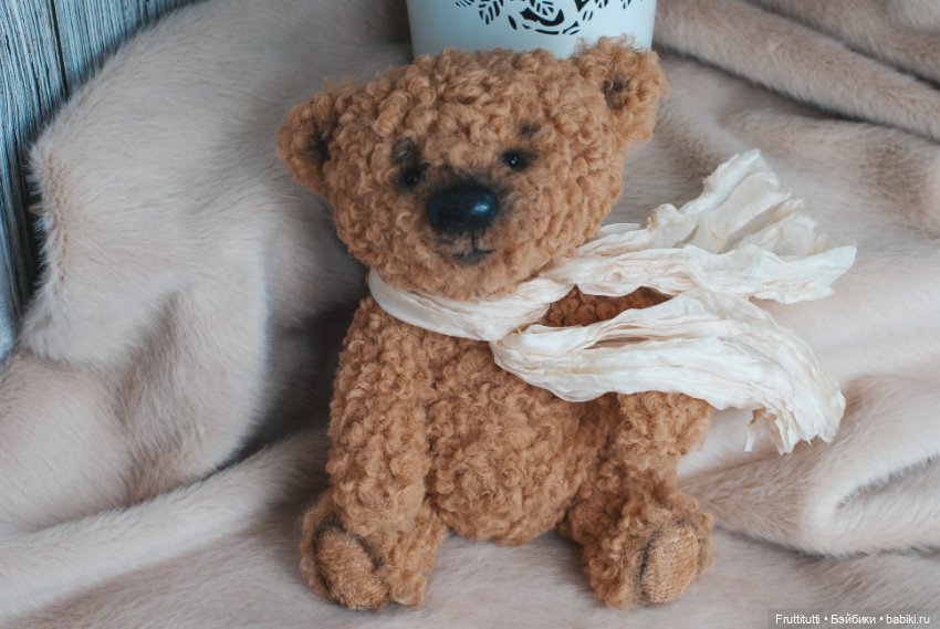 Кудрявый мишка — Авторские мишки Тедди и друзья: фото (фото 3)