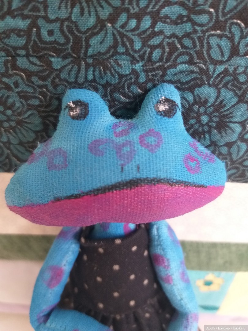 Лягушонок Алисия — Авторские текстильные куклы: Вальдорфские (фото 7)
