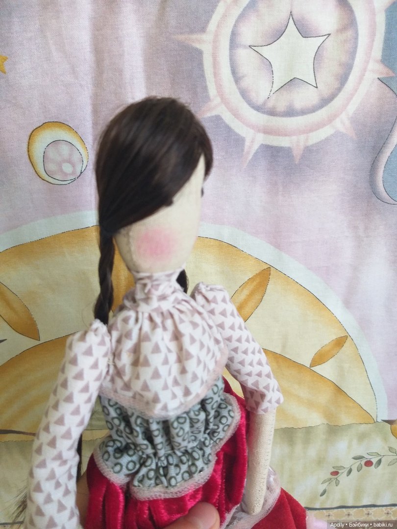 Девочка-пирожное — Авторские текстильные куклы: Вальдорфские (фото 2)
