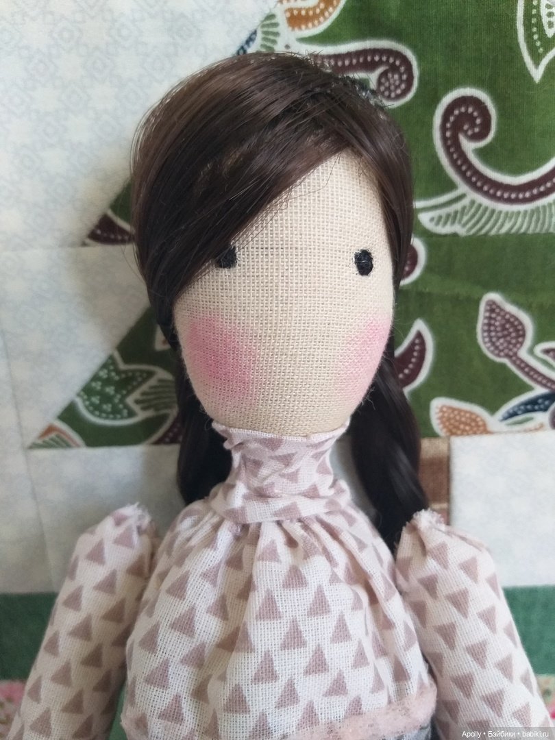 Девочка-пирожное — Авторские текстильные куклы: Вальдорфские