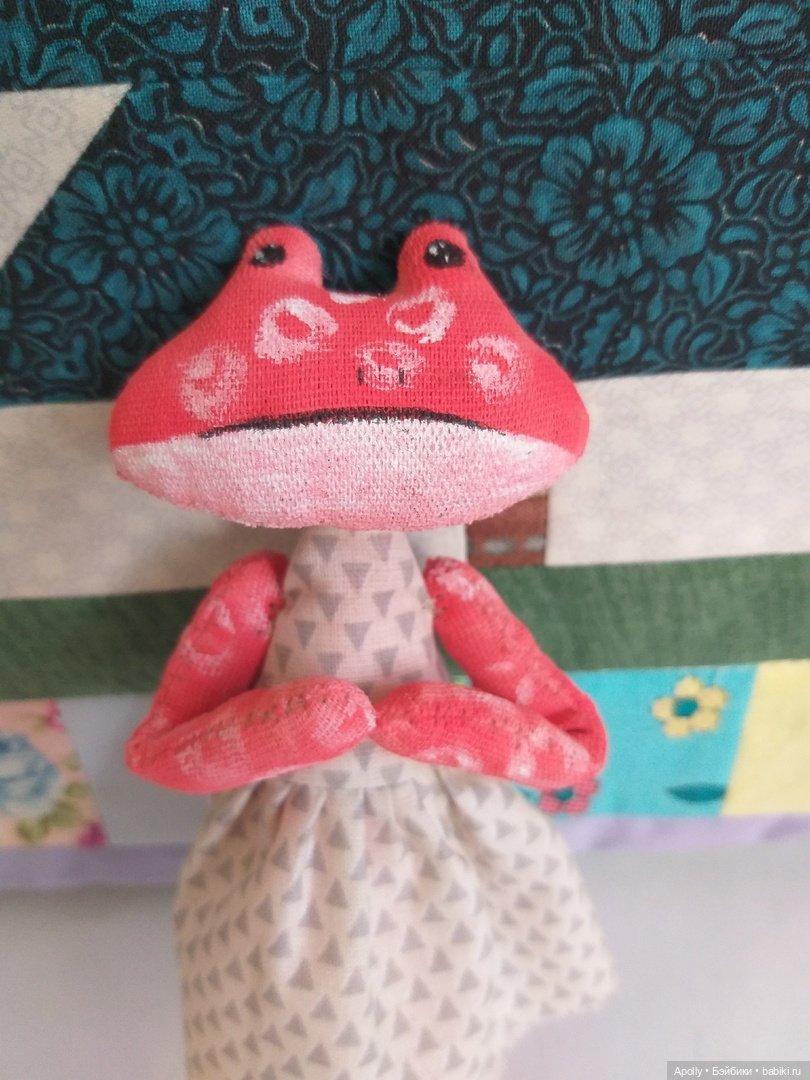 Лягушонок Катерина — Авторские текстильные куклы: Вальдорфские (фото 2)