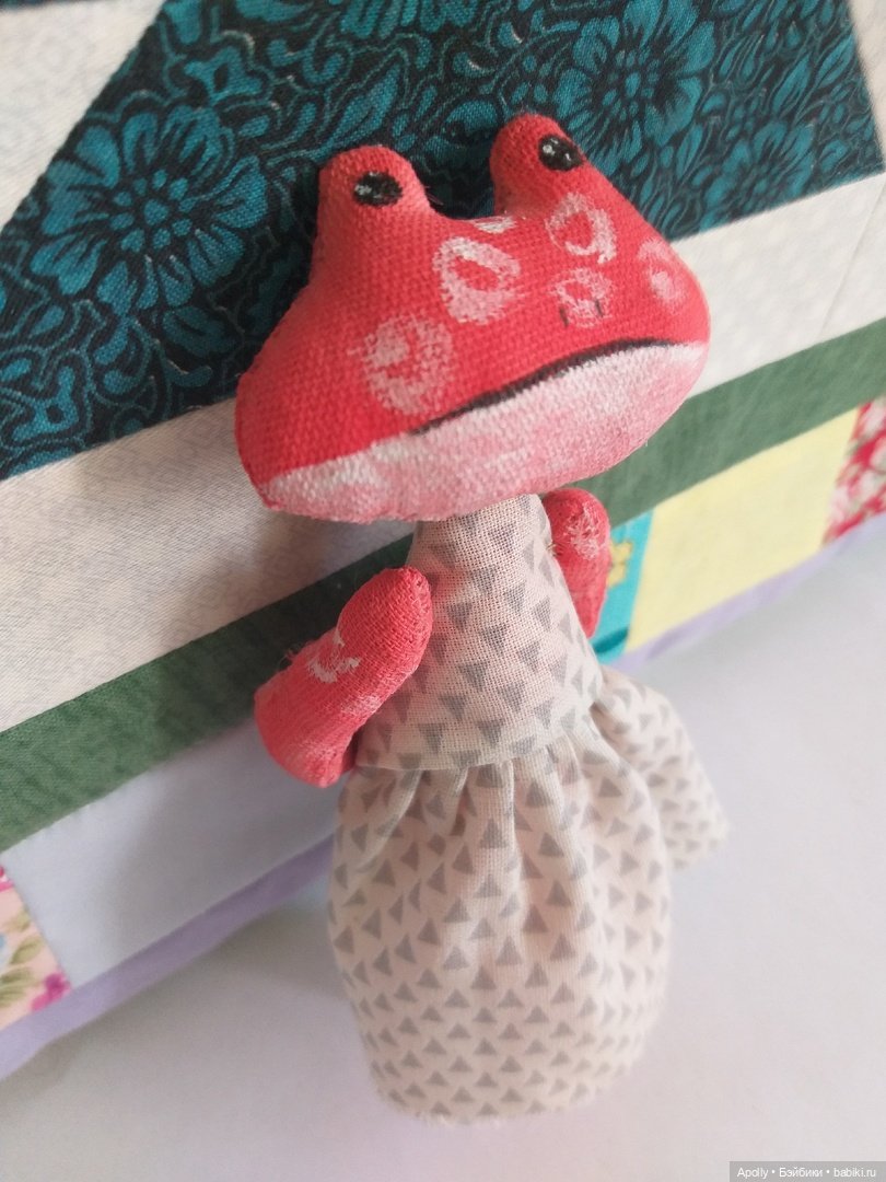 Лягушонок Катерина — Авторские текстильные куклы: Вальдорфские (фото 3)
