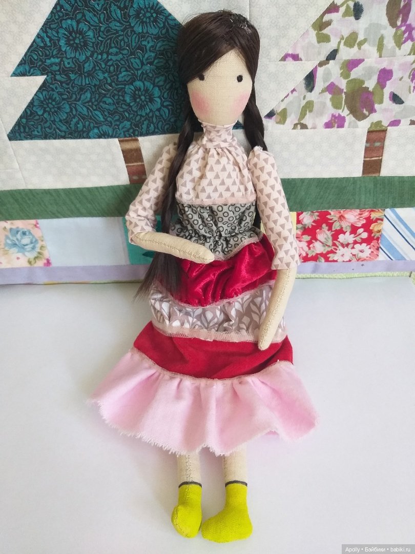 Девочка-пирожное — Авторские текстильные куклы: Вальдорфские
